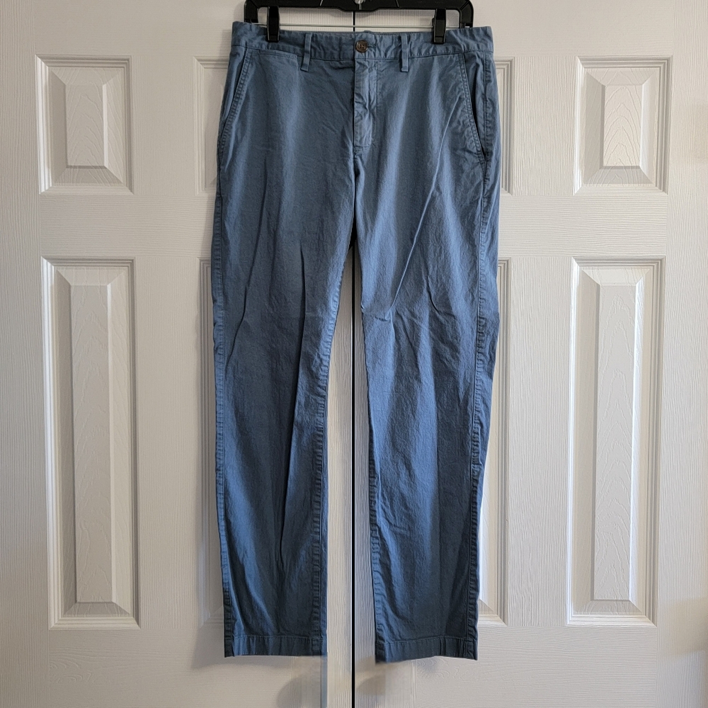 Bonobos Slim Fit Chinos, Blue, Men's Size 31x30